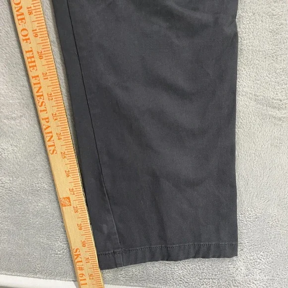 Banana Republic Mens Pants 36x32 Tapered Chino Gray‎ Stretch Pockets Preppy